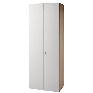office akktiv, office akktiv ANNY - Aktenschrank Flügeltüren, 5 Fachböden Nussbaum-Dekor / alusilber, 