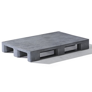 undefined, EURO-Kunststoffpalette ohne Rand, Oberdeck geschlossen anthrazit, ratioform EURO-Kunststoffpalette, ohne Rand, Oberdeck geschlossen, anthrazit, ab 10 Stk