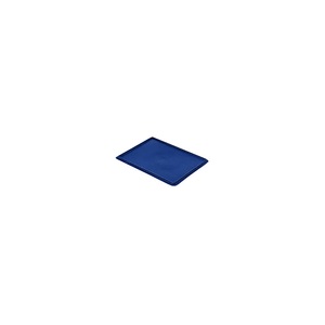 Auflagedeckel für Stapelbehälter VE 4 Stück, LxB 400 x 300 mm blau