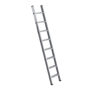 Guenzburger, Guenzburger Anlegeleiter mit Stufen Breite 350 mm 8 Stufen, Holm 58 x 25 mm, MUNK Anlegeleiter mit Stufen, Breite 350 mm, 8 Stufen, Holm 58 x 25 mm