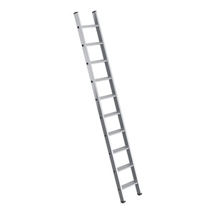 Guenzburger, Guenzburger Anlegeleiter mit Stufen Breite 350 mm 10 Stufen, Holm 58 x 25 mm, MUNK Anlegeleiter mit Stufen, Breite 350 mm, 10 Stufen, Holm 58 x 25 mm