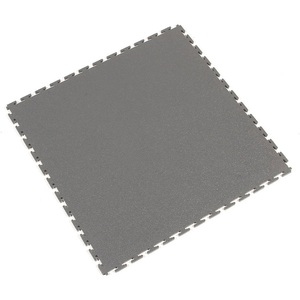 undefined, PVC-Bodenplatte mit strukturierter Oberfläche, VE 8 Stk grau, COBA PVC-Bodenfliesen Tough-Lock, mit strukturierter Oberfläche, VE 8 Stk, grau