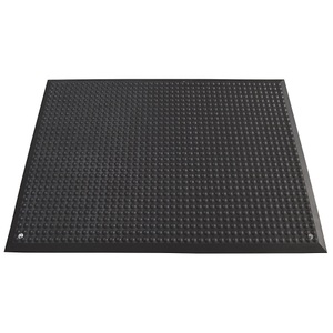 undefined, Arbeitsplatzmatte, schwarz aus Polyurethan LxB 950 x 650 mm, ESD-Arbeitsplatzmatte YOGA ERGO FUSION, aus Polyurethan, LxB 950 x 650 mm