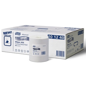 undefined, Papierrolle VE 6 Stk Tissue hochweiß, C.T.T. Qualität, 2-lagig, perforiert, TORK 101240 Reinigungstücher 2 lagig