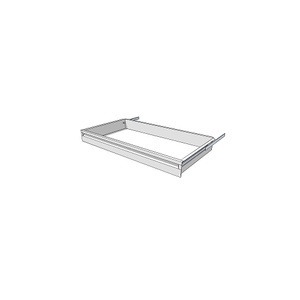 undefined, Schublade für Regal-Schranksystem Höhe 100 mm für Regaltiefe 500 mm, 