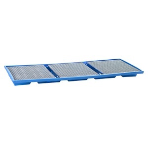undefined, Regalwanne aus Polyethylen Einhängewanne LxH 2680 x 180 mm, Stahlgitterrost, Regal-Einhängewanne, aus Polyethylen, LxH 2680 x 180 mm, Stahlgitterrost