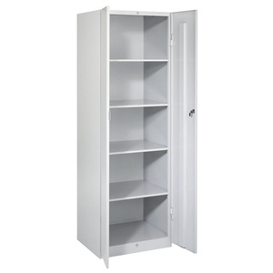 Wolf, Wolf Stahlschrank Breite 600 mm, 4 Böden Türen lichtgrau, Wolf Stahlschrank, Breite 600 mm, 4 Böden, Türen lichtgrau