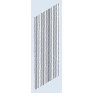 EUROKRAFT, EUROKRAFT Seitenwand-Verkleidung Schweißgitter, Höhe 2000 mm Tiefe 800 mm, eurokraft pro Seitenwand-Verkleidung, Schweißgitter, Höhe 2000 mm, Tiefe 800 mm