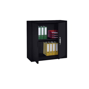 CP, CP Stahlschrank mit Flügeltüren HxBxT 1000 x 1000 x 420 mm schwarzgrau, C+P Stahlschrank mit Flügeltüren, HxBxT 1000 x 1000 x 420 mm, schwarzgrau