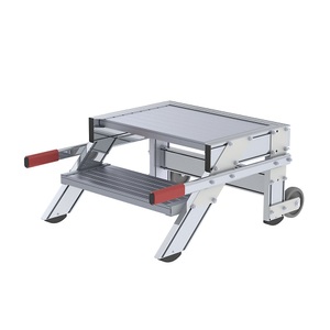 undefined, Treppenpodest Stufenbreite 600 mm, Tragfähigkeit 200 kg 2 Stufen, MUNK Treppenpodest, Stufenbreite 600 mm, Tragfähigkeit 200 kg, 2 Stufen