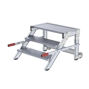 undefined, Treppenpodest Stufenbreite 800 mm, Tragfähigkeit 200 kg 3 Stufen, MUNK Treppenpodest, Stufenbreite 800 mm, Tragfähigkeit 200 kg, 3 Stufen