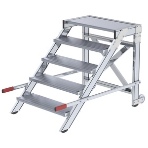 undefined, Treppenpodest Stufenbreite 800 mm, Tragfähigkeit 200 kg 5 Stufen, MUNK Treppenpodest, Stufenbreite 800 mm, Tragfähigkeit 200 kg, 5 Stufen