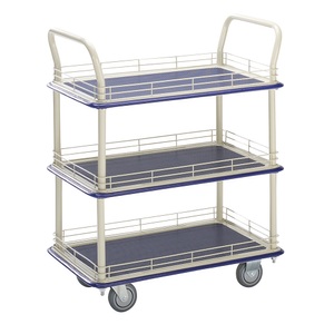 undefined, Industrie-Tischwagen mit drei Etagen Tragfähigkeit 300 kg, Industrie-Tischwagen, mit drei Etagen, Tragfähigkeit 300 kg