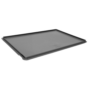 Deckel für Euronorm-Stapelbehälter, VE 2 Stk LxB 600 x 400 mm grau