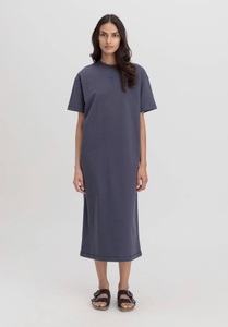 hessnatur, hessnatur Damen Loungedress Relaxed aus Bio-Baumwolle mit Kapok - lila Grösse38