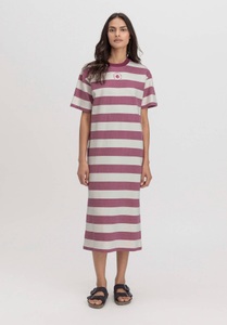 hessnatur, hessnatur Damen Loungedress Relaxed aus Bio-Baumwolle mit Kapok - naturfarben Grösse36