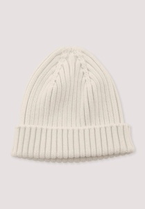 hessnatur, hessnatur Baby Strickmütze aus Bio-Baumwolle - beige Grösse41/43