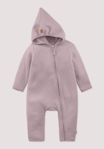 hessnatur, hessnatur Baby Fleece Overall aus Bio-Baumwolle - rosa Grösse98