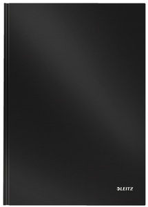 undefined, Leitz Notizbuch Solid A4 liniert, schwarz