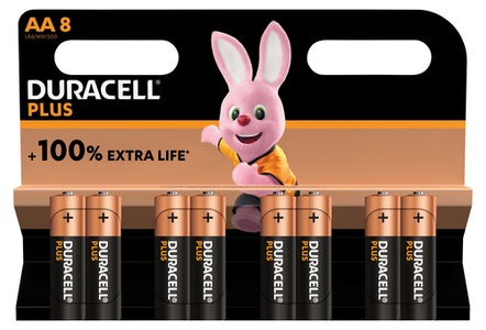 Duracell, Duracell Plus-AA K8 Mignon (AA)-Batterie Alkali-Mangan 1.5 V 8 St.