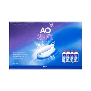 Alcon Pharma GmbH, Alcon Pharma GmbH Aosept® Plus Kontaktlinsenpflege, AOSEPT PLUS - 4 x 360ml + Behälter