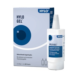 Ursapharm, HYLO-GEL Augentropfen Benetzung - 2 x 10ml, Hylo Gel Augentropfen (2 x 10ml)