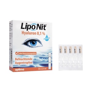 LipoNit Hyaluron 0.1% Augentropfen 30x 0.4ml