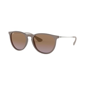 Ray-Ban, Ray-Ban RB 4171 Erika Dark Rubber Sand 600068, Ray-Ban RB 4171 ERIKA Damen-Sonnenbrille Vollrand Panto Kunststoff-Gestell, gelb