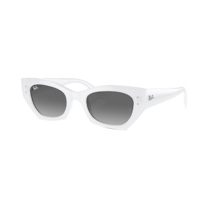 Rayban, Ray-Ban ZENA Grau auf Schneeweiß S