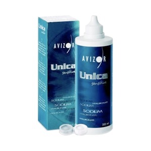 Prolens AG, Unica sensitive - 350ml, Avizor Unica Sensitive - 350ml + Behälter