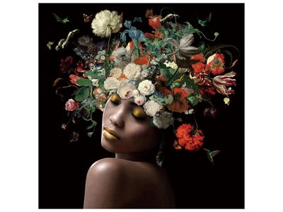 undefined, Lady mit Blumenperücke, Lady mit Blumenperücke