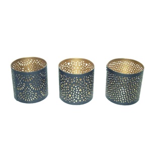 undefined, Teelicht Gold H: 6 cm, Teelicht Gold H: 6 cm