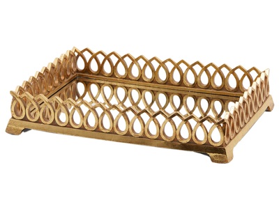 undefined, Spiralmuster Gold H: 8 cm, 