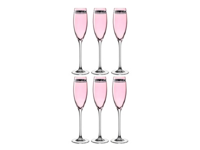 LEONARDO, Leonardo Sektglas Cibo 220 ml, Pink, 6, Cibo 220 ml, 6 Stück