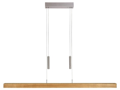 HerzBlut, HerzBlut Leonora LED-Hängeleuchte Eiche 121cm, Leana Eiche B: 121cm