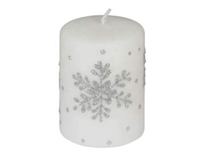 undefined, Schneeflocke Weiss H: 10 cm