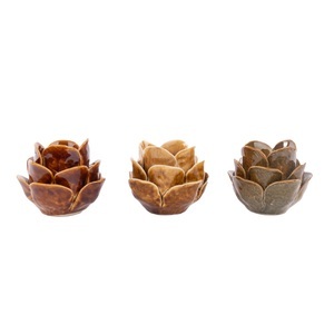 Keramik, 3 Farben Sortiert H: 6 cm