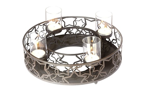 undefined, Stars, Metall, Braun D: 41 cm