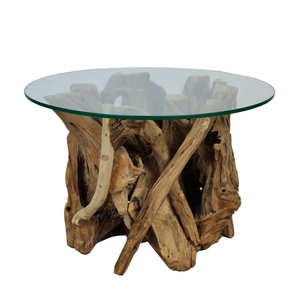 undefined, Wurzelholz mit Glas H: 38 cm