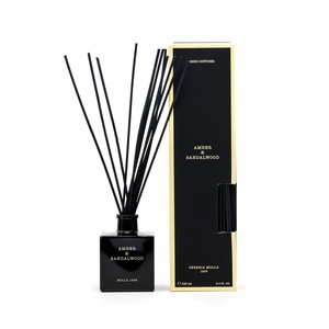 Cereria Molla - Premium Duftölspender 100 ml Amber & Sandalwood - 295 g