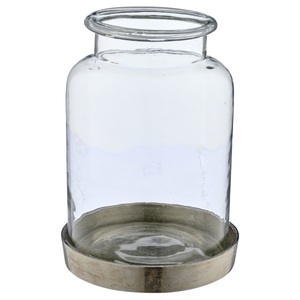 Lepuro Glas Auf Aluminiumfuss