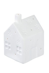 Haus-Led, Cozy, Weiss H: 12 cm