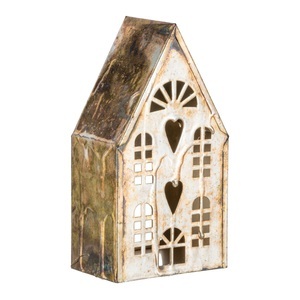 Haus, Gold H: 18 cm