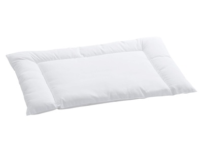 Billerbeck, billerbeck - Kopfkissen CLIVIA KIDS - Polyester - weiss - 40/60 cm, billerbeck Kunstfaserkopfkissen »CLIVIA«, Füllung: 100% Polyester, Airsoft clean®, Bezug: 100% Polyester, Microfaser-Gewebe, (1 St.)