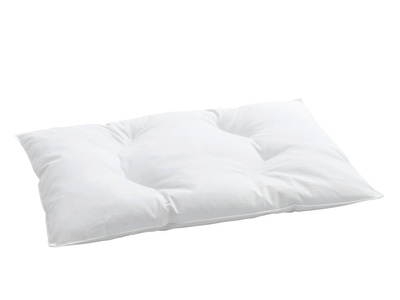 Billerbeck, billerbeck - Kopfkissen MARTINA - Baumwolle - weiss - 40/60 cm, billerbeck Gänsefederkopfkissen »Martina«, Füllung: 15% neue, reine Gänsedaunen, weiss, 85% Federchen, VSB-Norm, Bezug: 100% Baumwolle, Öko-Text Standard 100 mit Abheftern (Kissen wird so flach gehalten), (1 St.)
