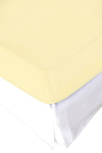Living Home, Topper Elastic Jersey Fixleintuch Topper Topper Elastic Jersey Fixleintuch Topper, Jersey Vanille