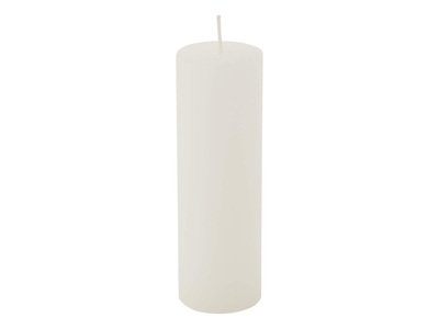 Boutique, Boutique Kerze Weiss 15 cm, Weiss 15 cm