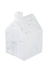 Haus-Led, Cozy, Weiss H: 15 cm