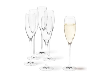 LEONARDO, Leonardo - Sektgläser-Set Cheers 2.2 dl - 6 Stück, LEONARDO Sektglas »Cheers 220 ml, 6 Stück, Transparent«