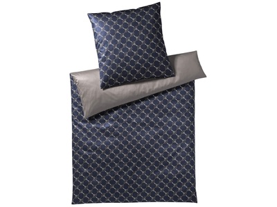 JOOP!, Joop! Bettwäsche 100/65 cm , Joop! 4083Ch Cornflower Double , Blau, Dunkelblau , Textil, Naturmaterialien , Graphik , 100 cm , Jacquard, Makosatin , pflegeleicht, schadstoffgeprüft , 004977085602, Joop! Wendebettwäscheset 100/65 cm , Joop! 4083Ch Cornflower Double , Dunkelblau, Blau , Naturmaterialien, Textil , Graphik , 100 cm , Makosatin, Jacquard , schadstoffgeprüft, pflegeleicht , 004977085602